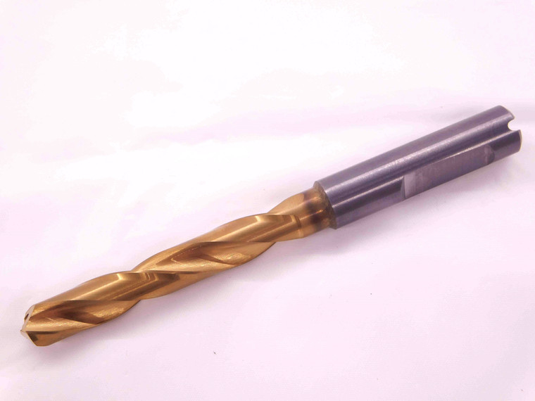 GUHRING 21/64 O.D. TiN HSS COOLANT TWIST DRILL BIT 1016167 0.3937 SHANK .3281 - EA0273BF4