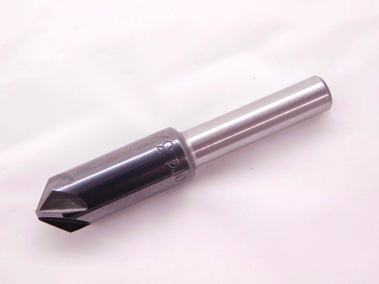 NEW MAFORD 3/8 OD COUNTERSINK HSS END MILL 1/4 SHANK 6 FL 79B037503 .375 90 DEG - EA0276BF4
