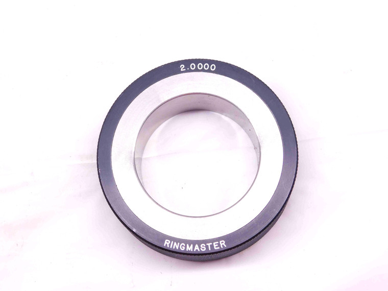 RINGMASTER 2.0000 MASTER PLAIN BORE RING GAGE ONSIZE 2.0 50.800 mm 2.000 CHECK - DM0307AX5