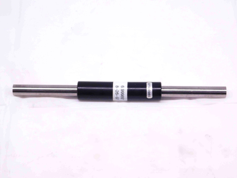 STARRETT 7" MICROMETER STANDARD CALIBRATION ROD INSPECTION GAGE 6.99989" MIC - DM0320AP5