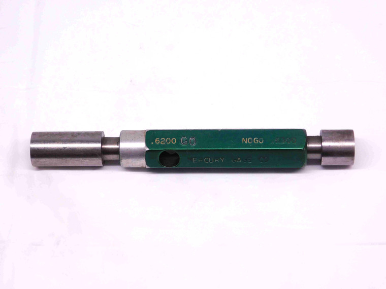 .6200 & .6300 CL Z PIN PLUG GAGE GO NO GO .6250 -.0050 5/8 16 mm .620 .630 CHECK - DM0331LVR