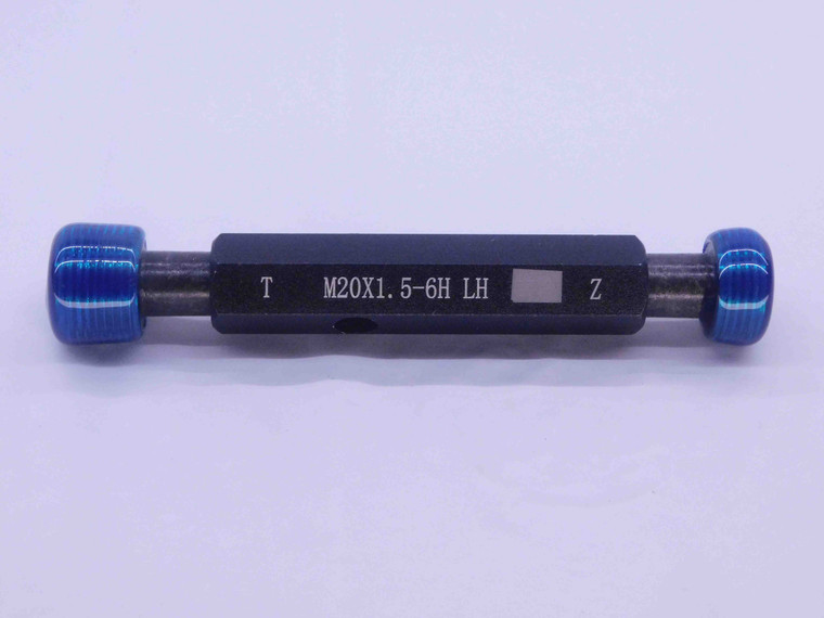 NEW M20 X 1.5 6H LEFT HAND THREAD PLUG GAGE 20 GO NO GO P.D.'S = 19.026 & 19.216 - DW35153MSAF