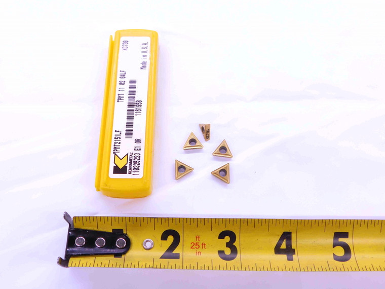 5pcs NEW KENNAMETAL TPMT2151LF KC730 TiN COATED HSS INSERTS TPMT 11 02 04LF - EA0347BM5