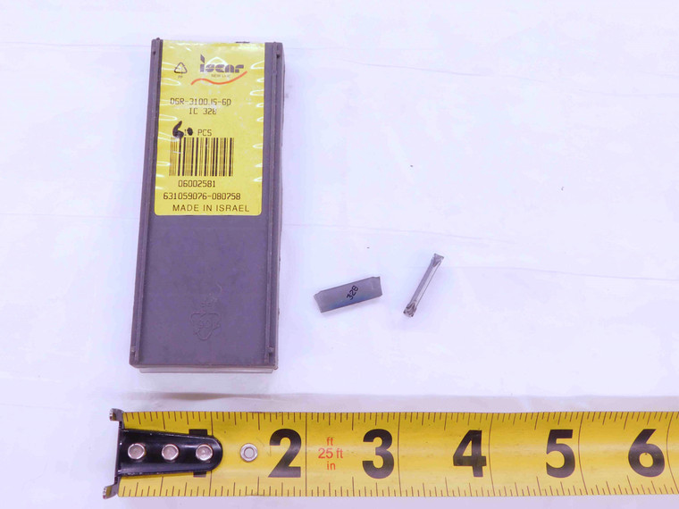 2pcs NEW ISCAR DGR-3100JS-6D IC 328 CARBIDE GROOVING INSERTS 3.1mm WIDTH - EA0390BM5
