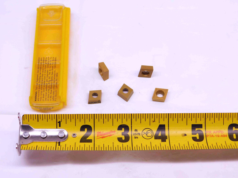 5pcs NEW KENNAMETAL CCMT3251LF KC9025 TiN COATED CARBIDE INSERTS CCMT 09 T3 04LF - DM0353CT4