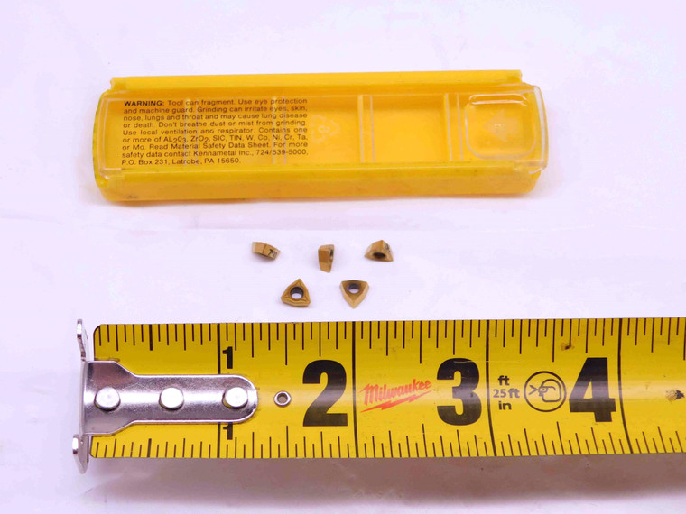 5pcs NEW KENNAMETAL WPMT15121LF KC730 TiN COATED CARBIDE INSERTS WMPT S3 T1 04LF - DM0354CT4