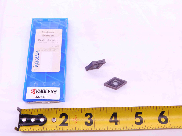 2pcs NEW KYOCERA DNMG432TK PR1325 CARBIDE TURNING INSERTS DNMG 432 - EA0474BM5