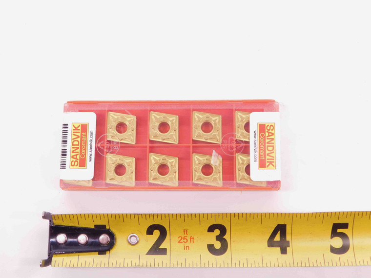 10pcs SANDVIK CNMG 12 04 08-MM 2025 TiN CARBIDE TURNING INSERTS CNMG 432-MM - EA0482BM5