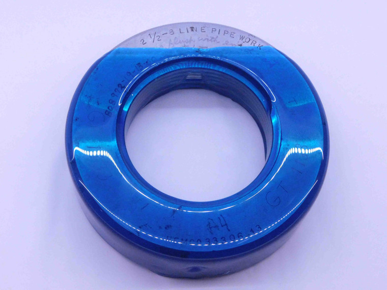 2 1/2 8 LINE PIPE API SPEC 5B PIPE THREAD RING GAGE 2.5 2.50 2 1/2 LP TAPER - DW35324BI5