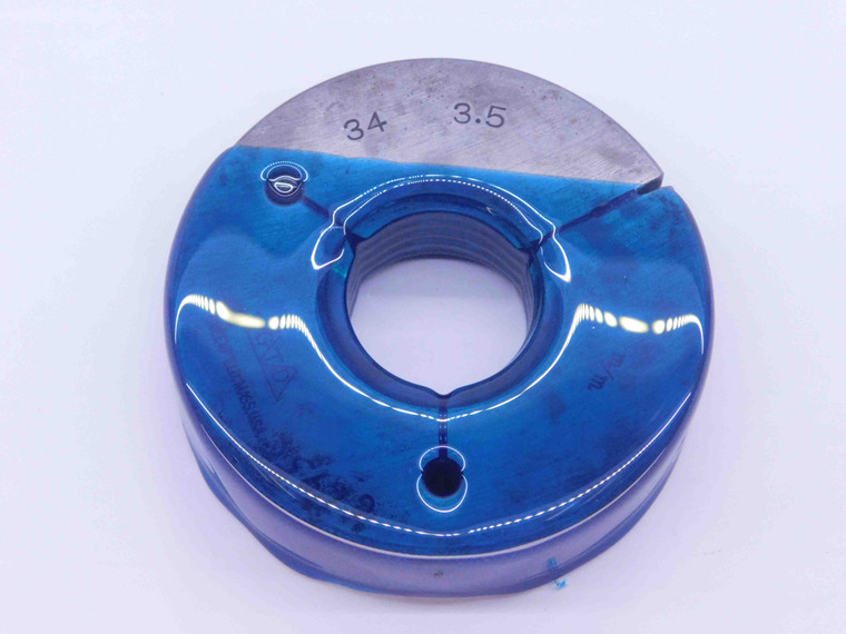 BUDGET M34 X 3.5 THREAD RING GAGE 34 METRIC GO ONLY INSPECTION CHECK - DW35327BK5