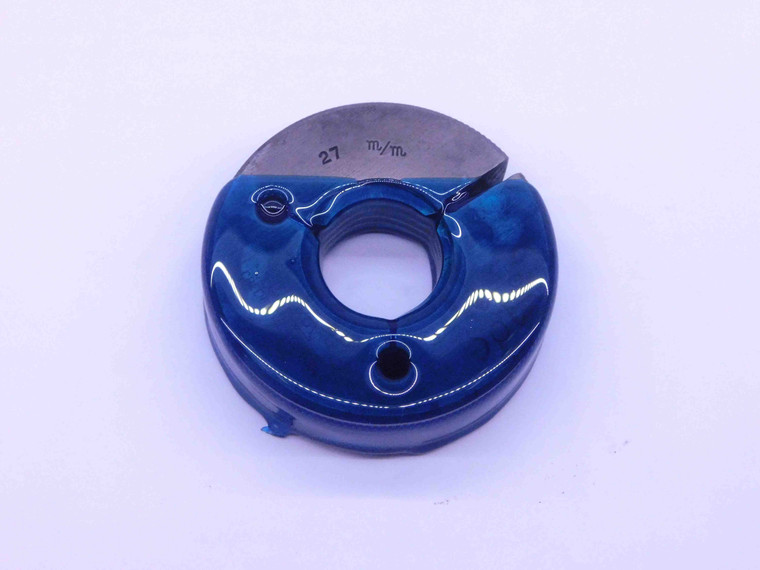 BUDGET M27 X 3 THREAD RING GAGE 27 3.0 METRIC GO ONLY INSPECTION CHECK - DW35328BK5