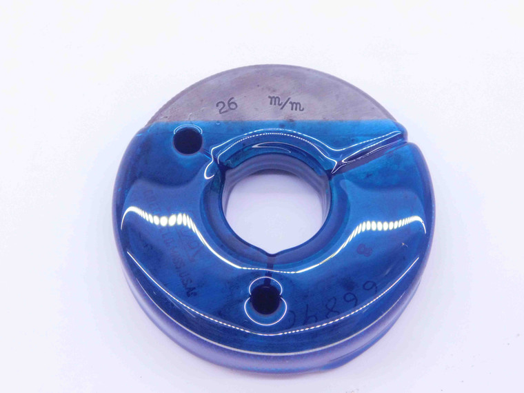 BUDGET M26 X 3 THREAD RING GAGE 26 3.0 METRIC GO ONLY INSPECTION CHECK - DW35333BK5