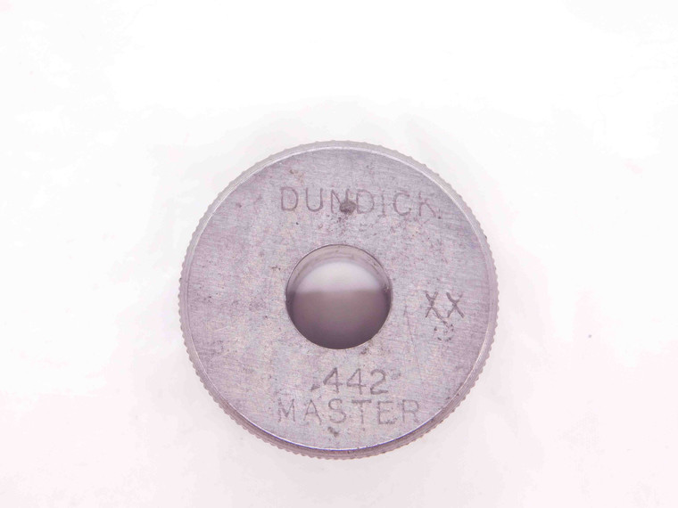 .4420 CL XX MASTER PLAIN BORE RING GAGE .4375 +.0045 7/16 11.227 mm .442 CHECK - EA0486BY4