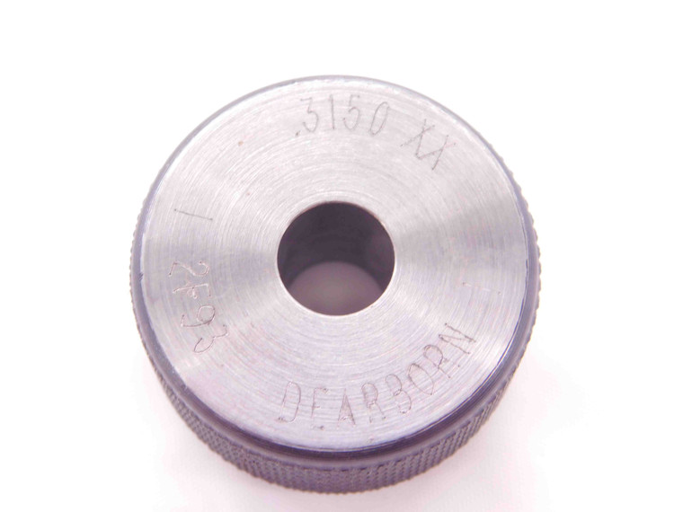 .3150 CLASS XX MASTER PLAIN BORE RING GAGE .3125 +.0025 OVERSIZE 5/16 8 mm .315 - EA0514BY4