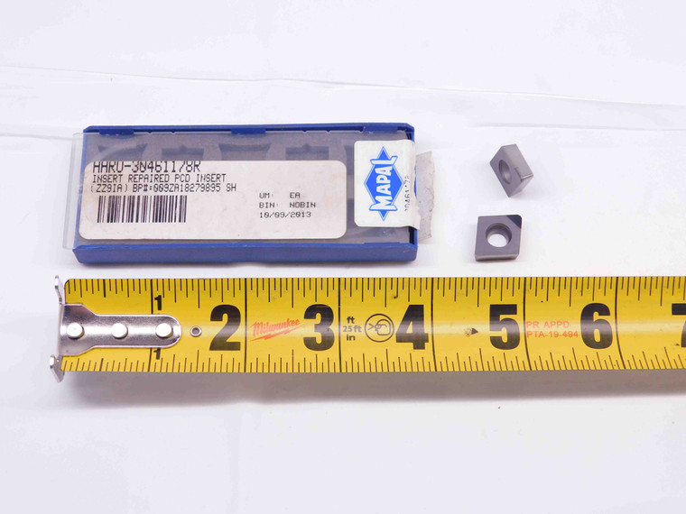 2pcs NEW MAPAL CCGW120415F01N-0AA PU620 PCD TIPPED CARBIDE INSERTS CCGW 12 04 15 - DM0406BM5