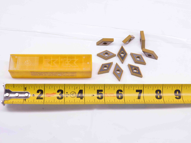 10pcs NEW KENNAMETAL DNMG431FP KT315 TiN COATED CARBIDE INSERTS - DM0411BM5