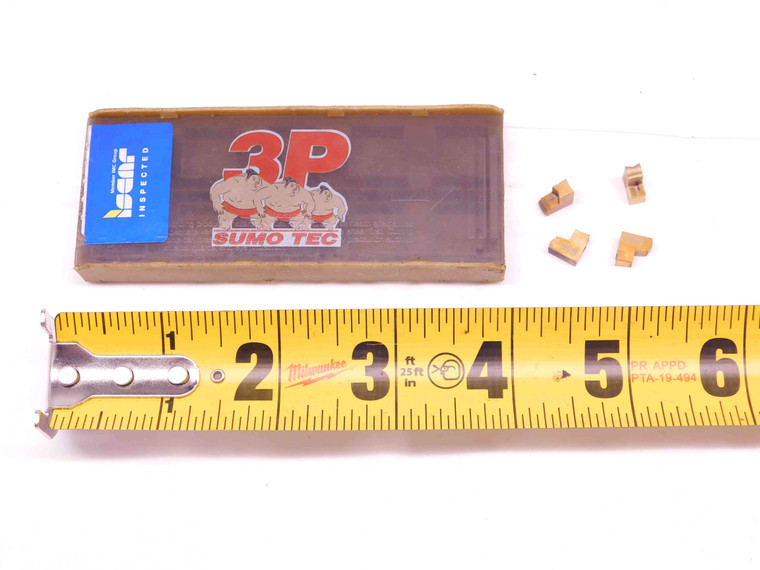 4pcs NEW ISCAR TAG N4J IC808 TiN / TiAlN COATED CARBIDE CUT-OFF INSERTS - DM0442CT4