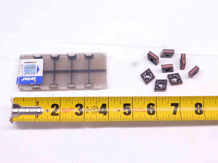 8pcs NEW ISCAR CNMG 432-TF IC6015 TiCN, Al2O3 & TiN COATED CARBIDE INSERTS - DM0443CT4