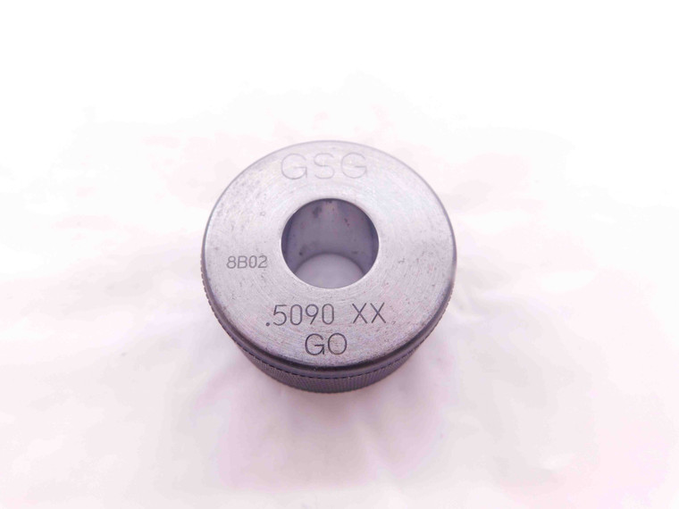 .5090 CLASS XX MASTER PLAIN BORE RING GAGE .5000 +.0090 OVERSIZE 1/2 13 mm .509 - EA0567AD5