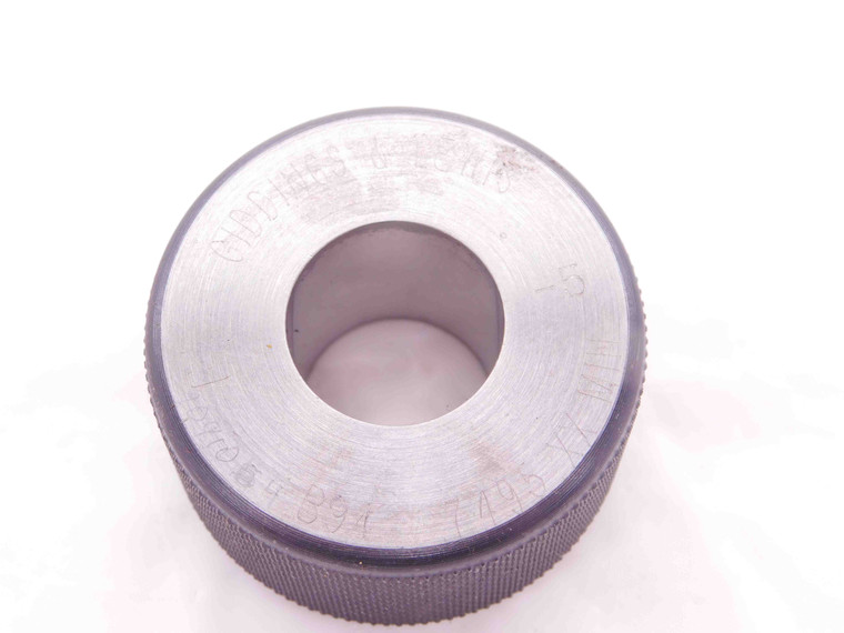 .7495 CLASS XX MASTER PLAIN BORE RING GAGE .7500 -.0005 UNDERSIZE 3/4 19 mm - EA0573AD5