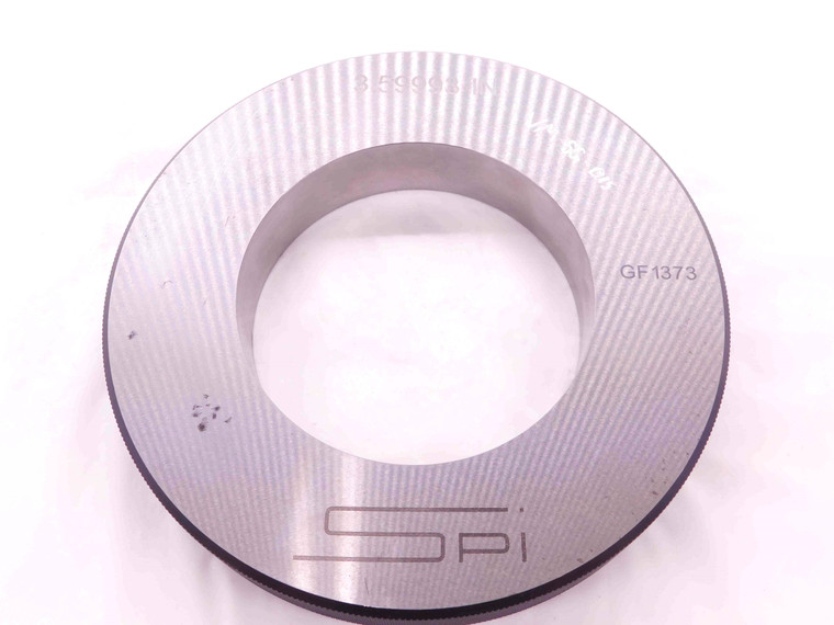 3.59993 MASTER PLAIN BORE RING GAGE 3.5938 +.0061 OVERSIZE 3 19/32 91.438 mm - EA0586AC5