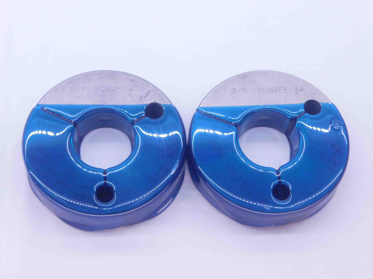1 3/8 18 UNJEF 3A THREAD RING GAGES 1.375 GO NO GO P.D.'S = 1.3389 & 1.3353 UNJ - DW35407BR5