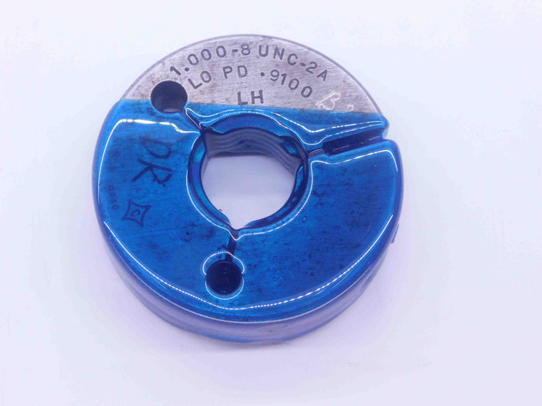 1" 8 UNC 2A LEFT HAND THREAD RING GAGE 1.0 1.00 NO GO ONLY P.D. = .9100 L.H. - DW35433BI5