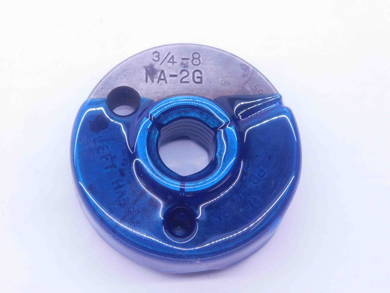 3/4 8 NA 2G LEFT HAND ACME THREAD RING GAGE .75 .750 GO ONLY P.D. = .6806 L.H. - DW35435BI5