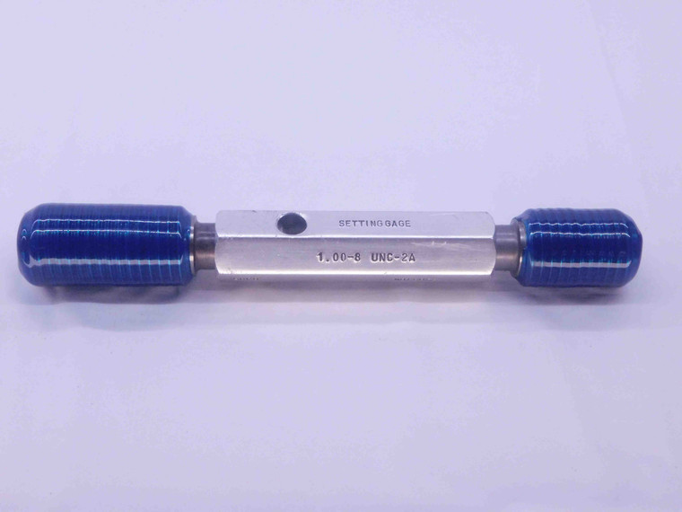 1" 8 UNC 2A SET THREAD PLUG GAGE 1.0 1.00 1.000 GO NO GO P.D.'S = .9168 & .9100 - DW35440BR5