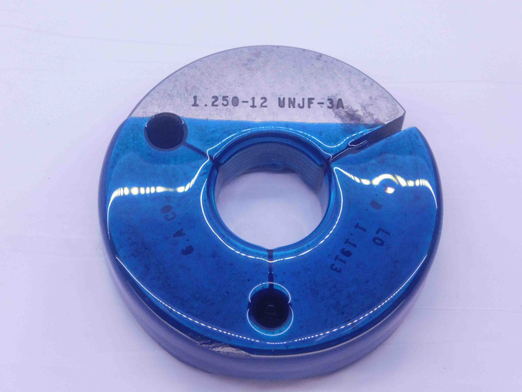1 1/4 12 UNJF 3A THREAD RING GAGE 1.25 1.250 1.2500 NO GO ONLY P.D. = 1.1913 - DW35535BR5