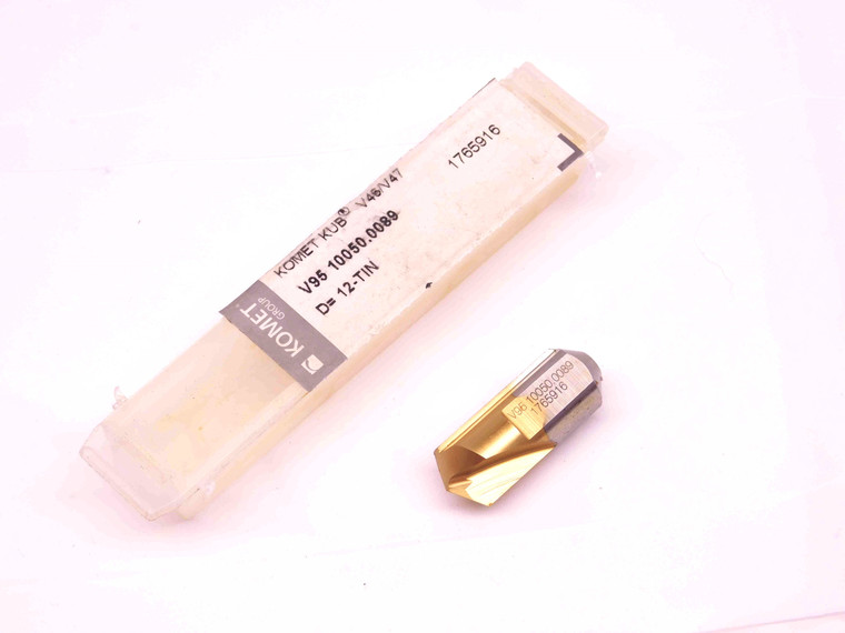 KOMET 12mm TiN CARBIDE EXCHANGABLE INSERT PILOT BIT V95 10050.0089 18mm LOC - DM0604BL5