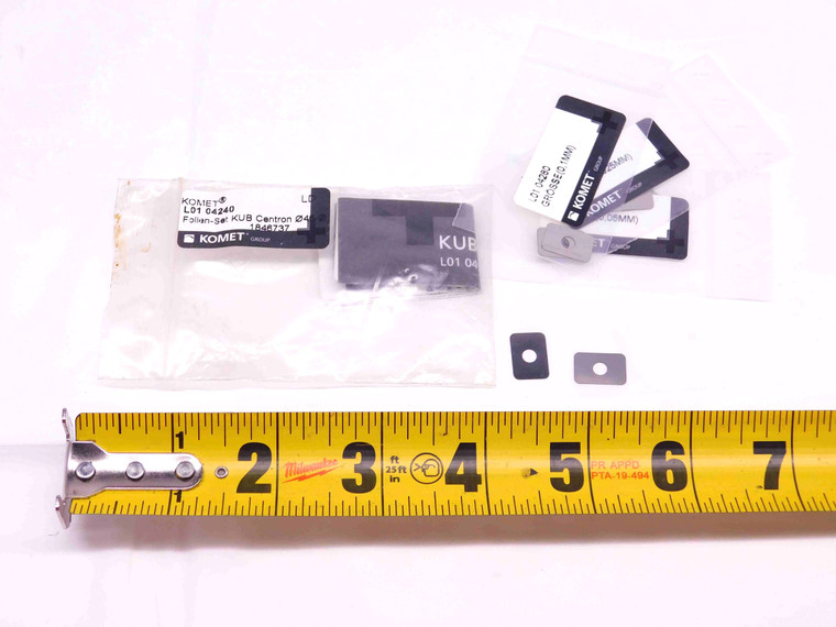 9pcs NEW KOMET KUB CENTRON 46 - 64 FOIL INSERT SHIMS SET L01 04240 1846737 - DM0607BL5