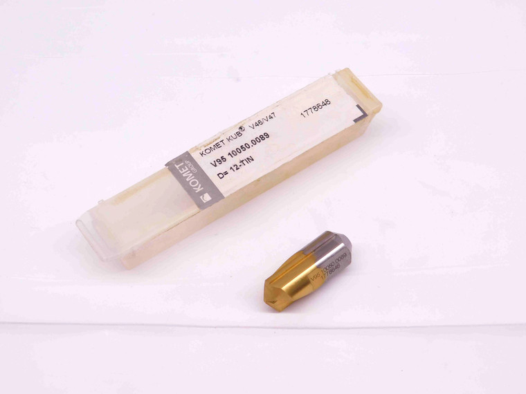 KOMET 12mm TiN CARBIDE EXCHANGABLE INSERT PILOT BIT V95 10050.0089 18mm LOC - DM0620BL5