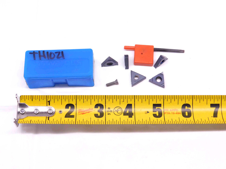 5pcs NEW VARGUS 3UIDE60TM VTX TiCN COATED CARBIDE THREADING INSERTS - DM0636BL5