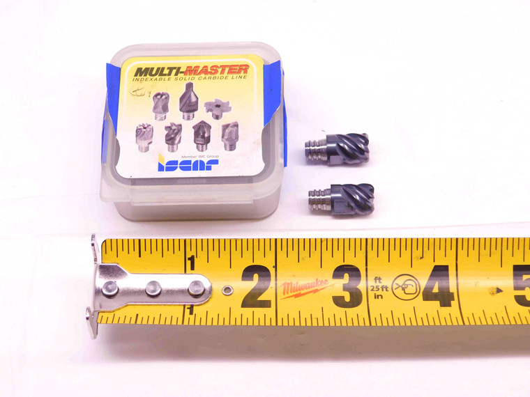 2pcs ISCAR MM EC.375B27R060-6T06 IC908 CARBIDE CORNER RADIUS MILLING TIP INSERTS - DM0642BL5