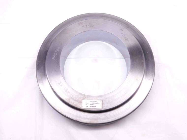 4.1732 CL XX MASTER PLAIN BORE RING GAGE 4.1719 +.0013 UNDERSIZE 4 11/64 106 mm - DM0693BR5