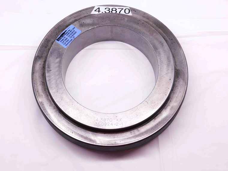 4.3870 CL XX MASTER PLAIN BORE RING GAGE 4.3906 -.0036 4 25/64 111.430 mm 4.387 - DM0707BR5