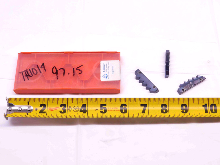 3pcs NEW CARMEX H63 I 4 ABUT MT7 CARBIDE THREADING INSERTS H63I4ABUT - DM0746BL5