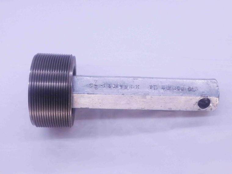 2 7/8 12 N 3 LEFT HAND THREAD PLUG GAGE 2.875 GO ONLY P.D. = 2.8209 2B 3B CHECK - DW35596OB5