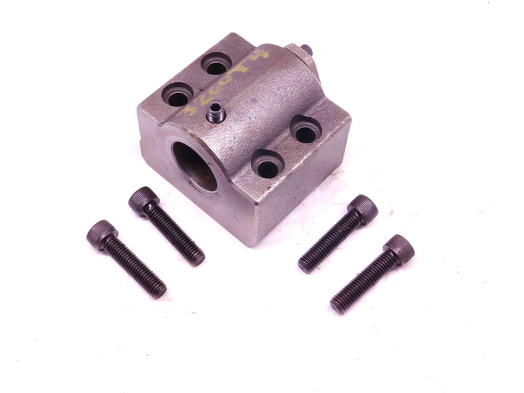 1 1/2 ID BORING BAR LATHE TURRET TOOL HOLDER BLOCK 35mm X 75mm BOLT HOLE PATTERN - DM0793BY4