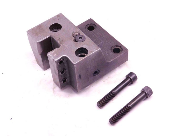 1" SLOT WIDTH SQUARE LATHE TOOL HOLDER BLOCK 70mm X 70mm BOLT HOLE PATTERN - DM0808BY4
