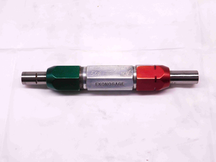 .5080 & .5160 PIN PLUG GAGE GO NO GO .5156 +.0004 OVERSIZE 33/64 13 mm .508 .516 - DM0832CT4