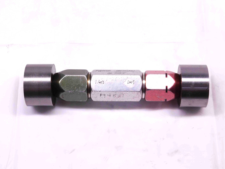 1.6030 & 1.6130 PIN PLUG GAGE GO NO GO 1.6094 +.0036 1 39/64 41 mm 1.603 1.613 - DM0859CT4