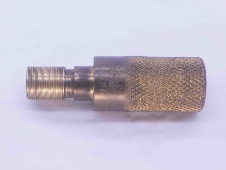 SHOP MADE 5/8 24 BRASS THREAD PLUG GAGE .625 .6250 GO ONLY P.D. = .5967 CHECK - DW35637BX5