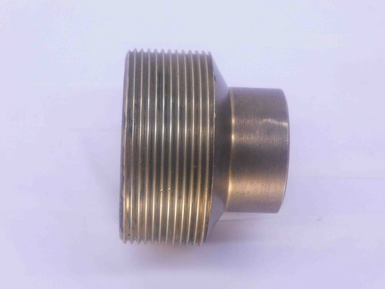 SHOP MADE 1 13/16 16 BRASS THREAD PLUG GAGE 1.8125 GO ONLY P.D. = 1.770 CHECK - DW35638BX5
