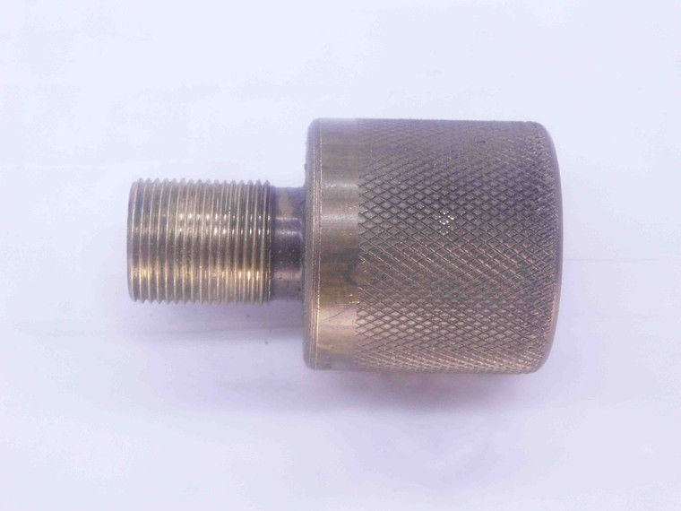 SHOP MADE 5/8 24 BRASS LEFT HAND THREAD PLUG GAGE .625 GO ONLY P.D. = .5962 - DW35640BX5