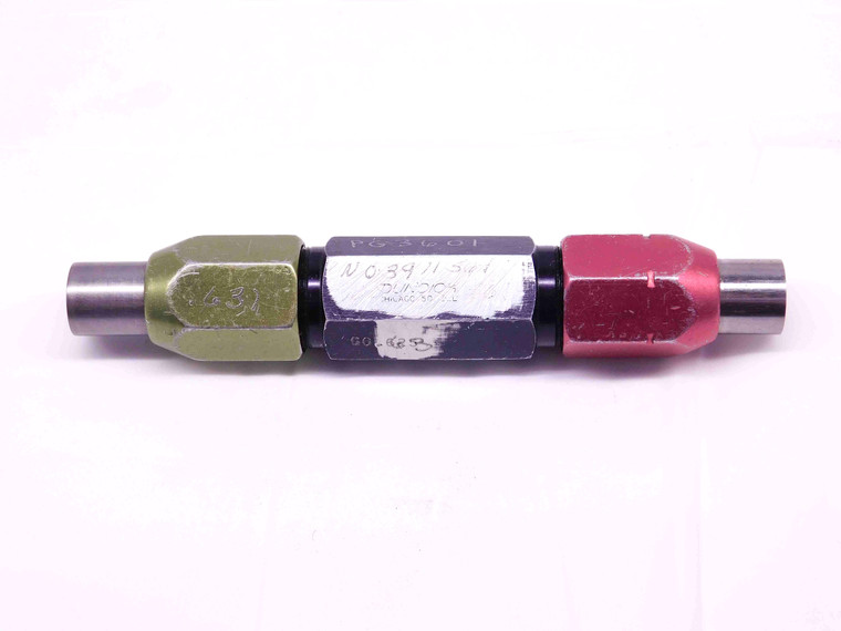 .6310 & .6350 CL X PIN PLUG GAGE GO NO GO .6250 +.0060 5/8 16 mm .631 .635 CHECK - DM0918CT4