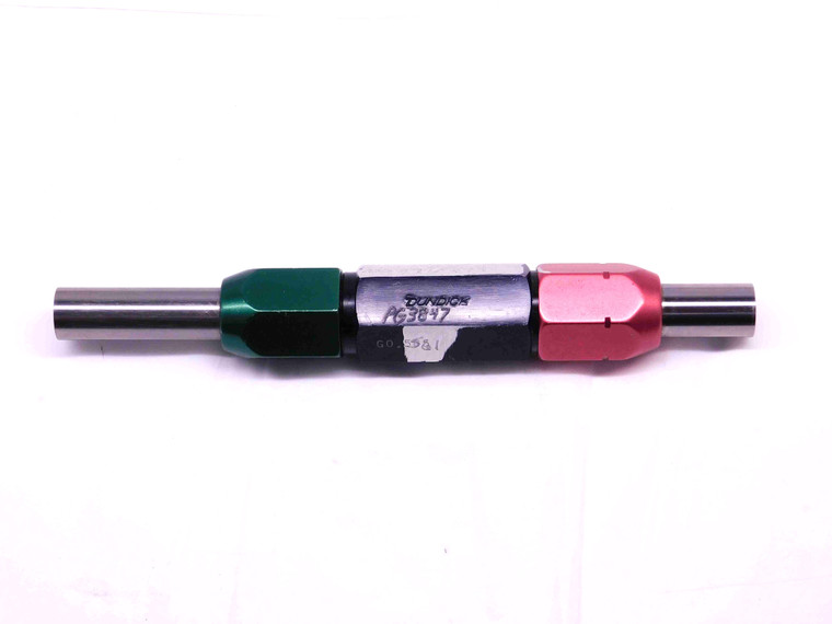 .5610 & .5700 CL X PIN PLUG GAGE GO NO GO .5625 -.0015 9/16 14.249 mm .561 .570 - DM0942CT4