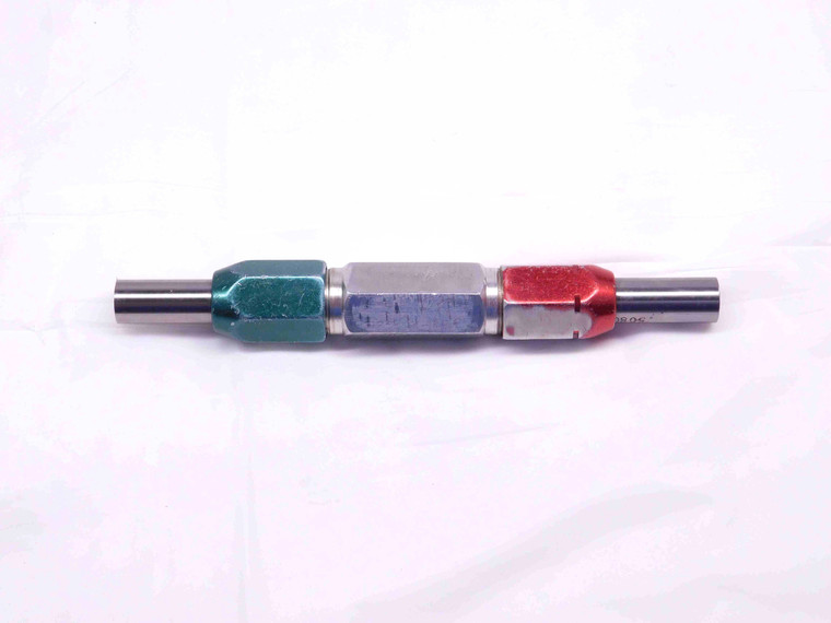 .4920 & .5080 PIN PLUG GAGE GO NO GO .5000 -.0080 UNDERSIZE 1/2 13 mm .492 .508 - DM1087CT4