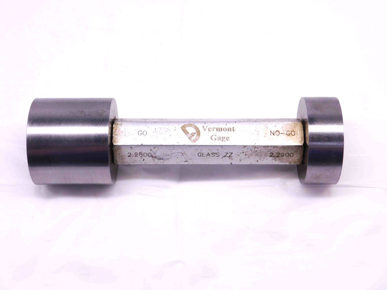 2.2800 & 2.2900 CL ZZ PIN PLUG GAGE GO NO GO 2.2813 -.0013 2 9/32 58 2.280 2.290 - DM1090CT4